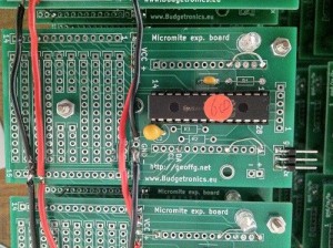 Top of parallel computer nodes stack