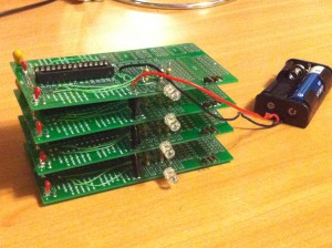 prototype parallel computer with 4 nodes setup