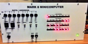 MARK-8 replica computer frontpanel