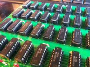 MARK-8 1K memory board close up