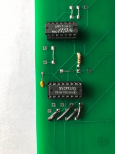 Detail of Mark 8 memory board